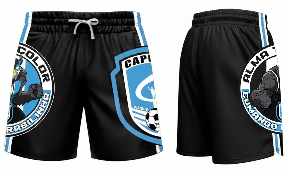 Bermuda Comando Brasilinha