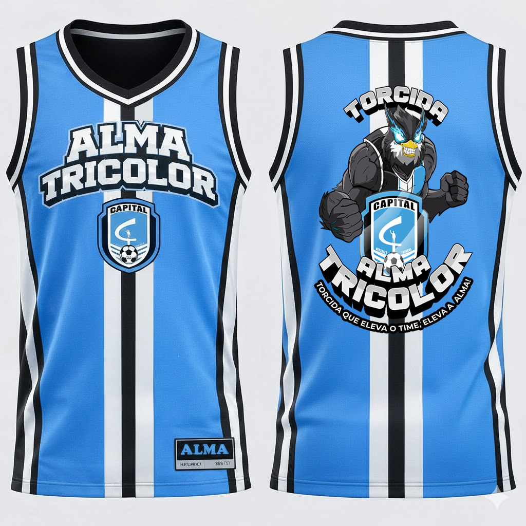 Camisa NBA Alma Tricolor